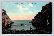 San Diego CA-California, La Jolla, Emerald Cove, Antique Vintage c1915 Postcard picture
