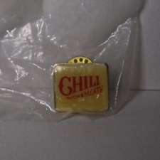 Vintage Wendy's Old Fashioned Hamburgers Chili Rich & Meaty Lapel Pin picture
