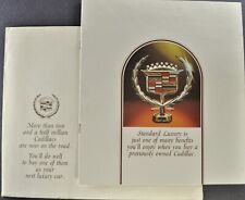 1977-1978 Cadillac Pre-Owned Brochure +Envelope Fleetwood Deville Eldorado picture