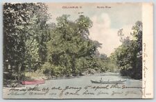 Columbus OH~Handcolored~Where We're Spending Summer~Rowboating Scioto River~1907 picture
