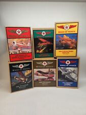 Lot Of 6 ERTL 1990's Wings Of Texaco Planes Series 1-6  Aviation Models Save picture