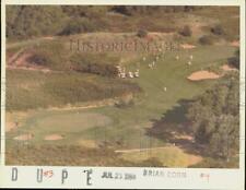 1984 Press Photo Aerial view of Prairie Dunes golf course in Hutchinson picture