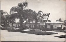 Sarasota, Florida Postcard THE KING'S COURT Tamiami Trail Roadside c1950s Unused picture