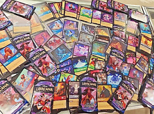 Disney Lorcana Card Collection Lot FOILS Super RARES  + 1st Chapter Booster Pack picture