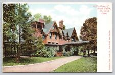 Mark Twain Home Hartford Connecticut CT Antique Undivided Back Postcard c1900s picture