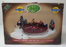 Lemax Village Collection Porcelain Merry-Go-Round RETIRED 1996 picture