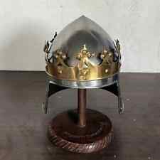 The King Richard Lionheart Helmet King Helmet Crown with Free Display Stand gift picture