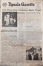 Vintage Upsala College October 1953 Newspaper East Orange NJ Rare Homecoming picture
