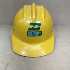 Burlington Northern Bullard Yellow Hard Hat Made In Usa picture