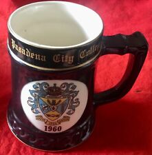 1960 FRATERNITY MUG, PASADENA CITY COLLEGE, KAPPA GAMMA, “PETE” made in USA picture