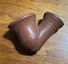 Antique Medieval Pottery 14th-16th Century AD Pipe - No Stem /Some Chips on edge picture