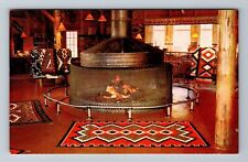 Rocky Mt Natl Park CA-California, Lobby Grand Lake Lodge, Vintage Postcard picture