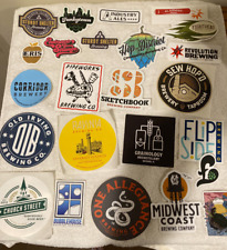 Lot of 24 Brewery Stickers - NEW -  picture