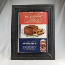 Antique Royal Baking Powder Wheatless World War Cake WW1 Advertising Sign WWI picture