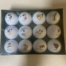 Set Of 12 Vintage Pinnacle Disney Golf Balls New In Original Sealed Box Dozen picture