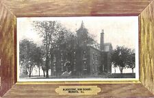 Mendota,Illinois,Blackstone High School,LaSalle Co.Picture Frame Border,c.1909 picture
