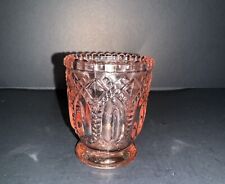 NEW Koyal Wholesale Vintage Style Pink Glass Candle Holder ~ Votive Holder picture