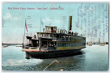 1910 Key Route Ferry Steamer 