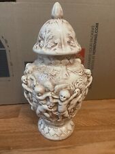 Vintage Ornate Victorian Cherub Urn Vase 3D Beautiful picture