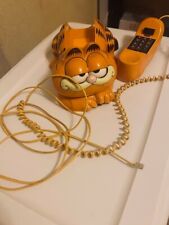 Garfield Vintage 1981 Land-Line Phone Tyco EYES OPEN and CLOSE  picture