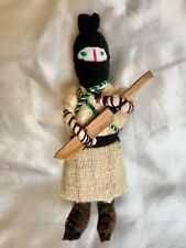 Zapatista Fighter 7.5” Doll Chiapas Mexico Authentic Handmade Folk Art Vintage picture