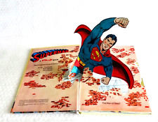 sUPERMAN POP UP BOOK 1979 DC COMICS RANDOM HOUSE VINTAGE MAN OF STEEL neocurio picture