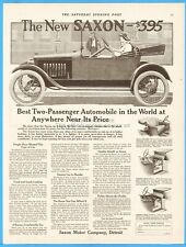 1915 Saxon Roadster $395 Detroit MI Vintage Open Motor Car Automobile 1914 Ad picture