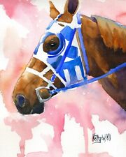 Secretariat Art Print form Painting | Horse Racing Gifts | Home Decor 8x10 picture