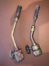 VINTAGE C.1960s OTTO BERNZ BERNZOMATIC GAS/PROPANE BRASS TORCH HEADS-LOT OF 2 picture