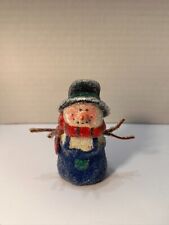 VINTAGE Midwest Cannon Sugared Falls Snowman Figurine Ornament Christmas 2024 picture