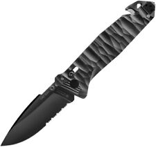 TB Outdoor C.A.C. S200 Axis Lock Black Folding Serrated Nitrox Pocket Knife 045 picture