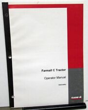 1948-51 Case IH Farmall C Tractor Owners Operator Manual Care & Op Instructions picture