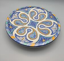 Hand Painted Vintage Moroccan Plate 11