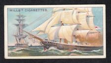 Vintage 1911 Trade Card H.M.S. WARRIOR First Sea-going Ironclad Warship picture