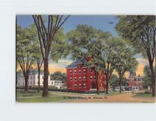 Postcard St. Mary's School St. Albans Vermont USA picture