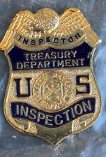 U.S. The Dept. Of The Treasury Inspector Badge IRS NOS Mint picture