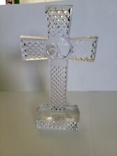 Waterford Crystal Diamond Heritage Standing Cross In Waterford Box w/tag 1052546 picture