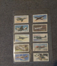 1953 Beulah's Modern British Aircraft COMPLETE SET OF 24 picture