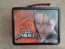 NECA Lara Croft Tomb Raider Metal Lunch Box w/ Thermos 2001 Limited Edition  picture