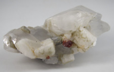 Natural Red Rhodolite garnet combine quartz  Healing Chakra  reiki specimen 47gm picture