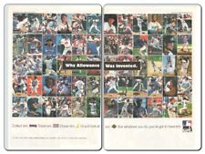 1996 MAJOR LEAGUE BASEBALL MLB TRADING CARDS 2PG Promo PRINT AD WALL ART picture