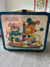 Vintage Popples Those Characters From Cleveland Roly Poly Lunch Box 1986 picture