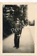 Photo Pk Wk II Armed Forces Soldier Going-Out Uniform K1.81 picture