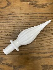 Vintage Milk Glass MCM GENIE  Bottle Stopper 8 Inch for Decanter Mid Century picture