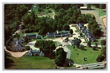 Sturbridge MA Massachusetts Liberty Cap Motel Aerial View Unp Chrome Postcard picture
