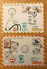 Austria - 1976 Winter Olympics (Innsbruck) - 4 Diff BALLOON POST covers picture