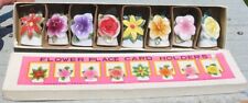 Lot 16 Vintage Commodore Japan Porcelain Flower Place Card Ephemera Holders Flaw picture