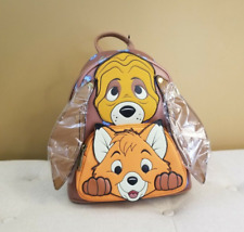 Loungefly Disney Fox and the Hound Cosplay Todd & Copper Mini Backpack NEW picture