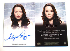 Stargate Universe  Season 2 Elyse Leveque autograph picture