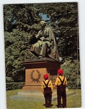 Postcard Statue of Hans Christian Andersen The Kings Garden Copenhagen Denmark picture